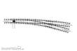 Bemo 9112000 - 0m Bogenweiche rechts 1:7, R1=1300mm, R2=2600mm, Spurweite 22,2mm