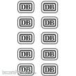 Weinert 91137 - Neusilberschilder DB Emblem
