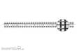 Bemo 9121000 - 0m Flexgleis mit Holzschwellen, Bausatz 1m