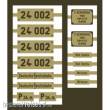 Weinert 91329 - Messingschilder für 24 002