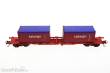 PT Trains 919001 - Wagen Sgnss TAKARGO Ep VI (38 94 455 2 057-7) + 2x CONT 20´OT TAKARGO