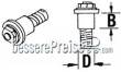 Weinert 92207 - Sechskant-Schraube M 1,4 kurz