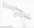 Trumpeter 00524 - 1:35 German Firearms Selection-UMP.45 (4guns)