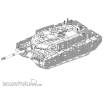 Trumpeter 07193 - 1:72 Leopard2A6M CAN MBT