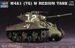 Trumpeter 07222 - 1:72 M4A1 (76) W Tank