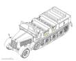 Trumpeter 07403 - Sd.Kfz.8 Schwerer Zugkraftwagen 12t
