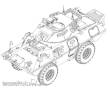 Trumpeter 07443 - LAV-150 Commando AFV w/ Cockerill 90mm Gun