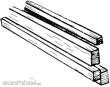 Weinert 9375 - Holzleisten 2 × 2 mm