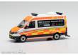 Herpa 944434 - MAN TGE Halbbus HD ´Coronavirus Diagnostic´