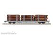 Bemo 9481120 - RhB Rp-w 8359 Rungenwagen mit Echtholzlaung