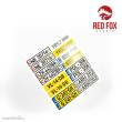 Red Fox Studio RFSQS-24012 - 1/24 European Lincense plates vol.01