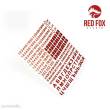 Red Fox Studio RFSQS-35015 - 3D Resin Foundry Numeral & Letters for USSR AFVs vol. 01