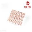 Red Fox Studio RFSQS-35016 - 3D Resin Foundry Numeral & Letters for British AFVs vol.01