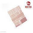 Red Fox Studio RFSQS-35017 - 3D Resin Foundry Numeral & Letters for US AFVs vol.01