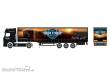 Herpa 958851 - MB Actros L Gigaspace Gardinenplanen-Sattelzug RNM-Showtruck/ Hintzen Logistik - ´Sondermodell´