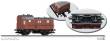 Tillig 95902 - Güterzug-Packwagen Pg der K.P.E.V.