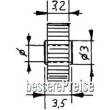 Weinert 9610 - Modul 0,4 Kunststoff-StirnzahnradZähnezahl 20Bohrung 1,97 mm