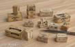 Matho Models 35131 - Wooden Crates: liquors