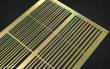 Matho Models 80045 - PE Brass Strips C: 0,2 - 1 mm (0,15mm thickness)