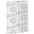Matho Models 80048 - Decal Dashed Lines - black