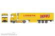 Herpa 961868 - Mercedes-Benz eActros 600 ProCabin Gigaspace Kühlkoffer-Sattelzug ´DEFRU´