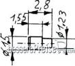 Weinert 9660 - Bolzen für Zahnräder 1,5 mm Durchmesser