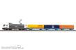 Piko 96900 - Start-Set mit Bettung TRAXX RENFE mit 3 Containertragwagen