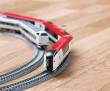 Tomytec 970282 - Gleis-Start-Set, Oval, mit Eingleisstück
