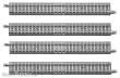 Tomytec 971011 - 4 Gleise, gerade, in Schotterbettung, je 140 mm