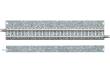 Tomytec 971739 - 2 Gleise, gerade mit breiter Schotterbettung, je 140 mm