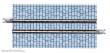 Tomytec 971794 - 4 Tram-Gleise, gerade, 70 mm, Pflasterstein