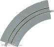 Tomytec 971795 - 4 Tram-Gleise, gebogen, Super Curved, mit breiter Betonbet.