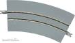 Tomytec 971796 - 4 Tram-Gleise, gebogen, Mini Curved, mit breiter Betonbet.