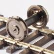 Weinert 9729 - Achsmittig isolierter 11,5 mm á RP 25-Scheibenradsatz mit 23,0 mm Spitzenweite