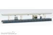 Tomytec 974278 - Erweiterungs-Set Bahnsteig, beleuchtet, mit Kiosk