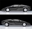 Tomytec 978032 - 1/64 Lamborghini Countach Schwarz