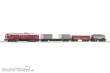 Piko 97935 - Start-Set mit Bettung BR 130 CSD + 3 Güterwagen
