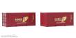 Igra Model 98010024 - 2-tlg set Container 20 Caru - Low Cube