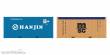 Igra Model 98010025 - 2-tlg set Hanjin 20 LC + MSC OT