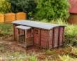 Model Scene 98532 - Gartenlaube - Alte Wagen in H0