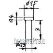 Weinert 9885 - Kunststoffniet, 1 mm Dm.