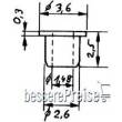 Weinert 9886 - Isolierbuchse mit 1,48 mm Innendurchmesser für Räder