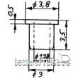 Weinert 9887 - Isolierbuchse mit 1,97 mm Innendurchmesser für Räder