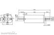 Weinert 9910 - Motraxx Motor (dreipolig) 10 mm breit und 8 mm hoch mit 13400 U/min