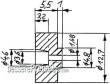 Weinert 99202 - Schwungscheibe,DM12,7 x 6,5mm
