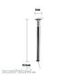 Decoderwerk A007 - 5x Gittermastlampe schmal grün zweiflammig, warmweiss, passend Spur H0