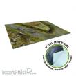 Bandua BABWTMAT0256 - KT Mat Imperial City Jungle -3- 22x30 with Deployment Zones TEXTIL