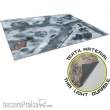Bandua BABWTMAT0411 - Imperiacl City Snow 1 mat 44X60 with deployment zones for warhammer 40k TEXTIL