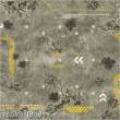Bandua BAKRBT00015 - WARZONE Mat 3X3 WITH MARKS FOR SHATTERPOINT TEXTIL