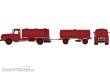 REE Modeles CB-070 - Willeme Wine Tanker Truck + Trailer (Red Preserved by M.Michel)